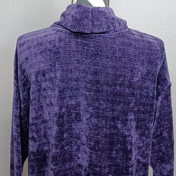 NWT J.Jill Blackberry SP Plush Turtleneck Fall Holiday Office Sweater - Picture 5 of 12